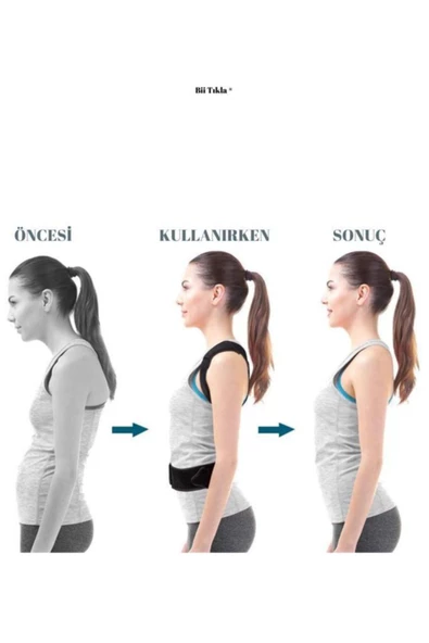 Balenli Manyetik Dik Duruş Korsesi Unisex 001 - Resim 5