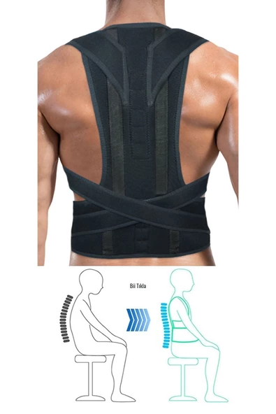 Balenli Manyetik Dik Duruş Ve Kamburluk Önleyici Korse Unisex ürün görseli 1