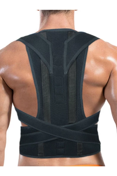 Ortopedik Dik Duruş Korsesi Kamburluk Önleyici Unisex Balenli Manyetik Korse - Resim 3