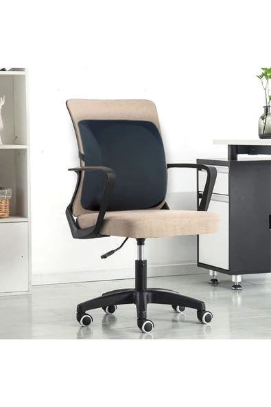 Visko Bel Sırt Minderi Lüks Ortopedik Bel Sırt Minderi Araba Ofis Sandalye Minderi Yastığı - Resim 2