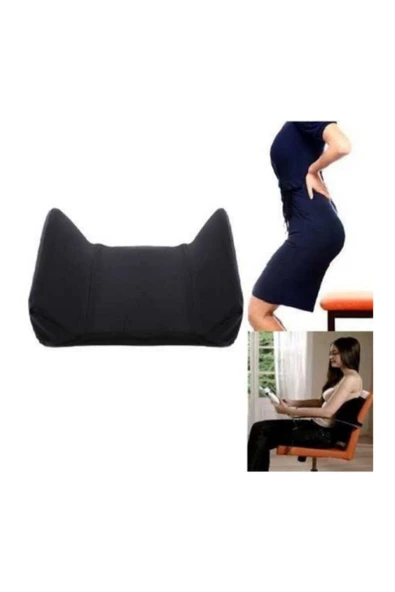 Tam Ortopedik Sırt Minderi Bel Yastığı Destek Dik Duruş Desteği - Resim 2