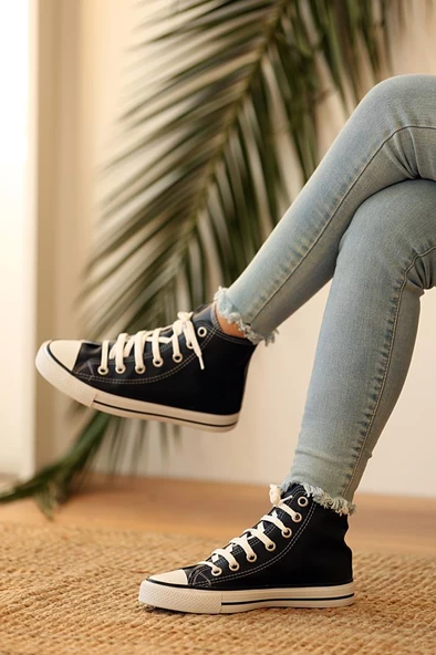 Pembe Potin All Star Kadın Rahat Bot A3030-20Lacivert - 2