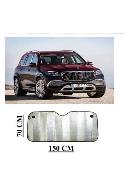 Pratik Araba On Cam Gunesligi Oto Ön Cam Güneşlik Perde - Resim 2