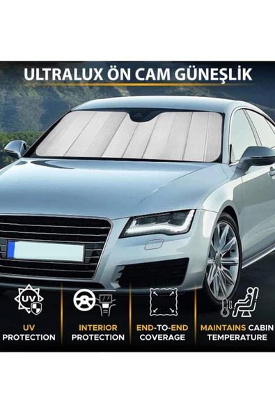 Buzlanma Önleyici Örtü Branda Oto Araba Araç Için Ön Cam Buz Kar Güneş Koruyucu Branda Güneşlik - Resim 5