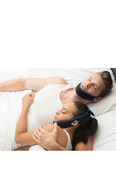 Unisex Siyah Uyku Bandı Horlama Bandı Uyku Maskesi - 2