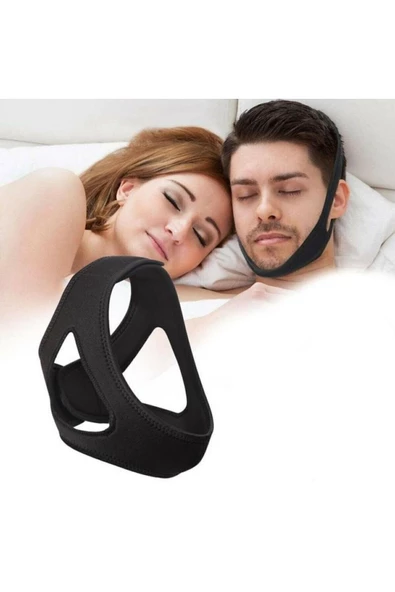 Horlama Giderici Uyku Maskesi Maske Çene Destekli Horlama Bandı Horlama Önleyici Kafa Bandı