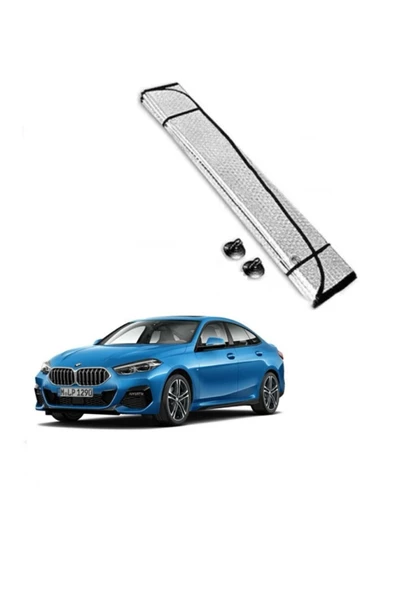 Araba Ön Cam Güneşlik Oto Ön Cam Folyolu Katlanabilir Güneşten Koruyucu Perde Güneşlik 130 X 60 Cm - Resim 2