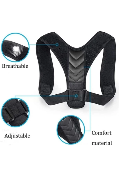 Kamburluk Önleyici Dik Durus Durma Korsesi Bel Sırt Korse Aparat - Resim 2