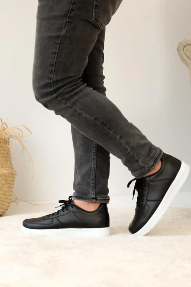 Ege'S Shoes Aır Taban Erkek Ayakkabı A777-20Siyah - 1