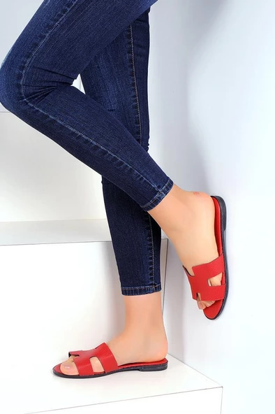 Pembe Potin Kadın Terlik A800-19 - 6