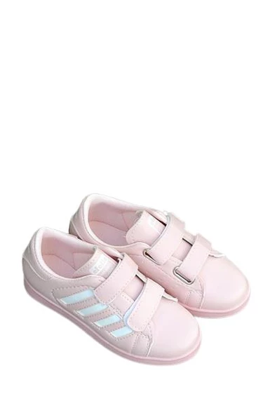 Pembe Potin Rahat Taban Çocuk Ayakkabı A1453-20Pudra Beyaz - 2