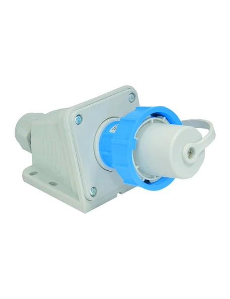 Tp Electric 3101-405-0900 1X16A Ip68 Eğik Duvar Fişi