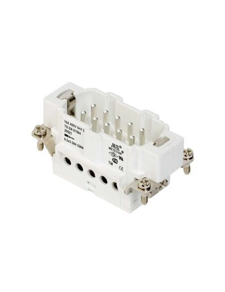 Mete Enerji 29021 10X16A Çoklu Fiş Çekirdek Montajlı (Vidalı Bağlantı) 400 V