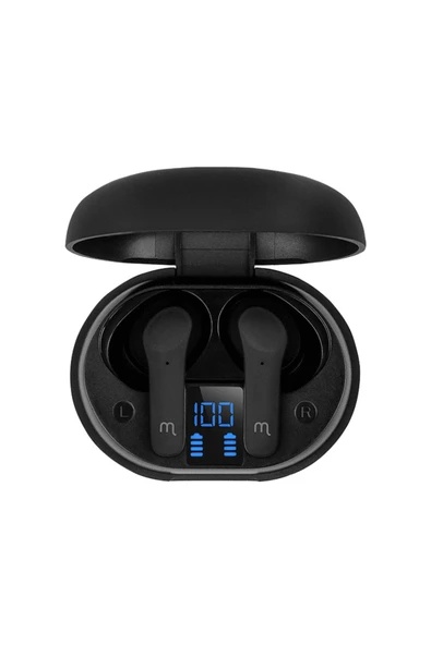 Mojue   Tw03 Gerçek Kablosuz Tws Bluetooth Kulak Içi Kulaklık Siyah