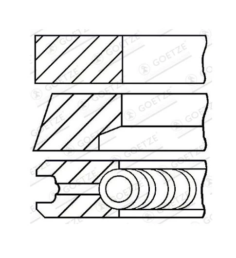 SEGMAN 80.5MM STD 1.6 16V BRAVA I MAREA  PALIO I ALBEA DOBLO I STILO HB STILO PALIO BRAVO