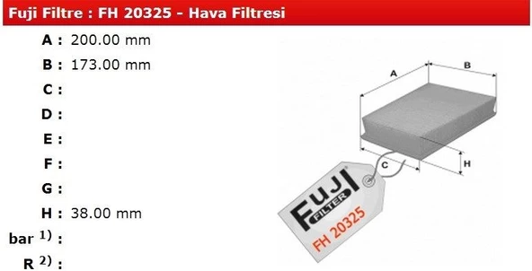 HAVA FİLTRESİ ÜÇGEN FIESTA