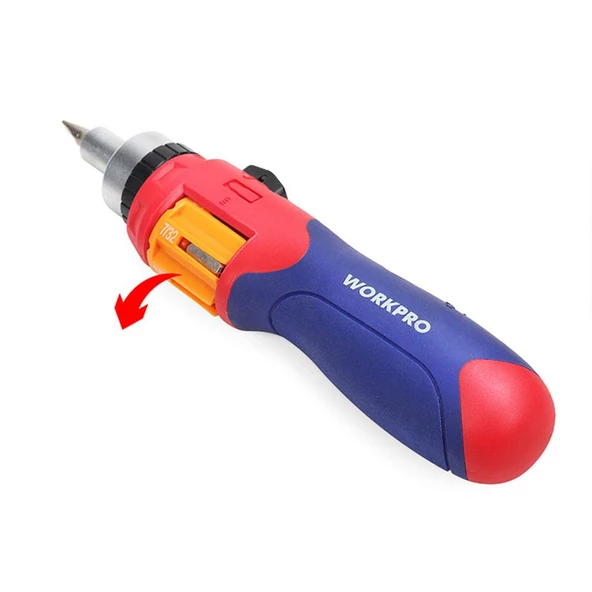 WORKPRO WP221056 24 Parça Profesyonel CR-V Cırcırlı Bits Tornavida Seti - 5