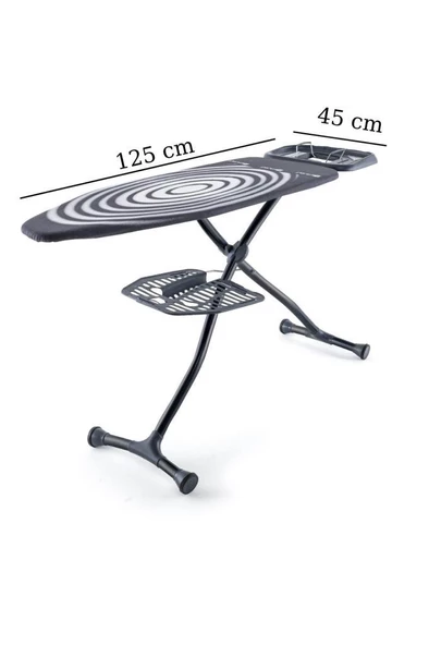 Perilla Diva Sepetli Ütü Masası Antrasit – UBS14012 - 5