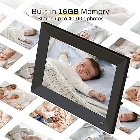 Arktronic 10.1 Inc akıllı WiFi dijital fotoğraf çerçevesi 32GB 1280x800 IPS - 3