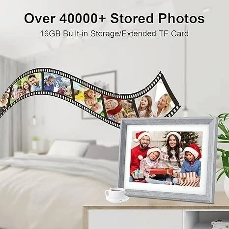 YunQiDeer Dijital Fotoğraf Çerçevesi WiFi 10.1 Inc 16GB 1280x800 IPS Ekran - 2