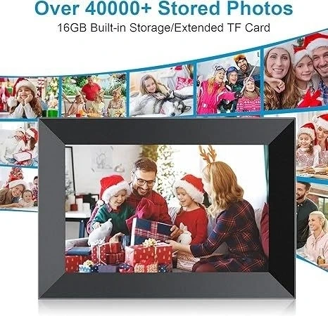 YunQiDeer 10.1 Inc WiFi Dijital Fotoğraf Çerçevesi 1280x800P IPS Ekran 16GB - 3