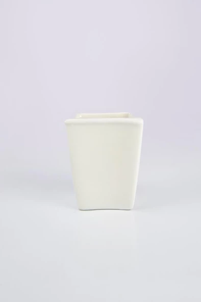 Digithome 6’lı Bone Porselen Mini Sosluk Sunumluk Seti Beyaz  - ES - 4