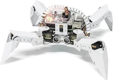 SunFounder PiCrawler AI Robot kiti Raspberry Pi için Kamera Modüllü