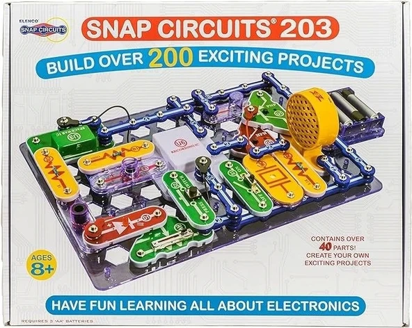 Snap Circuits 203 8+ Çocuklar İçin Elektronik Eğitim Seti - 2