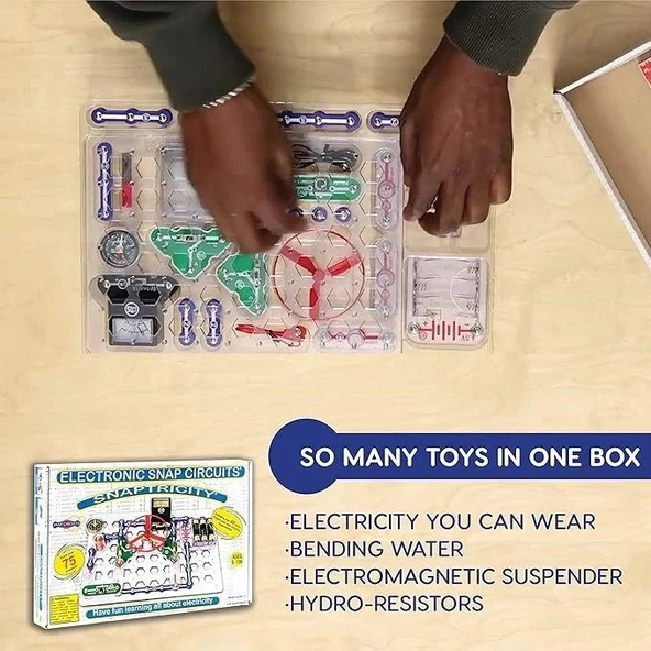 Snap Circuits Elektronik Keşif Seti, 8 yaş ve üzeri Çocuklar için - 4