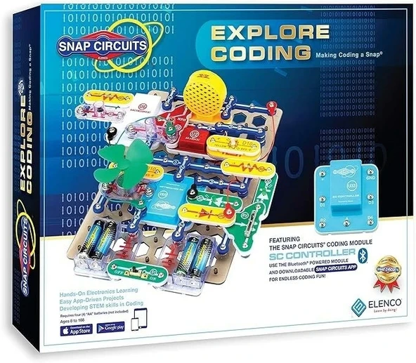 Snap Circuits Kodlamayı Keşfedin, STEM Yapım Oyuncağı - 3