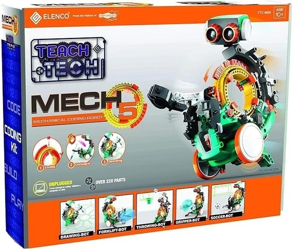 Snap Circuits Tech Mech 5, Mekanik Kodlama Robotu - 4
