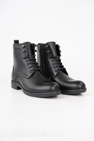 BURÇ KAUÇUK/KEÇE FLOTER ERKEK DERİ BOT - 4