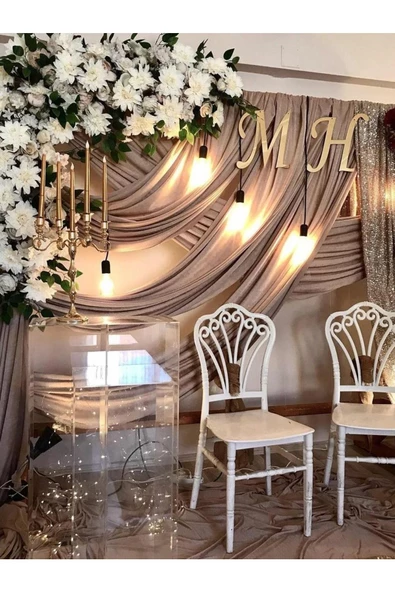 GİZEM SHOP Söz,nişan,kına 30 Cm Pleksi Ayna Baş Harf Gold Açıklamayı Okumadan Almayınız - 3