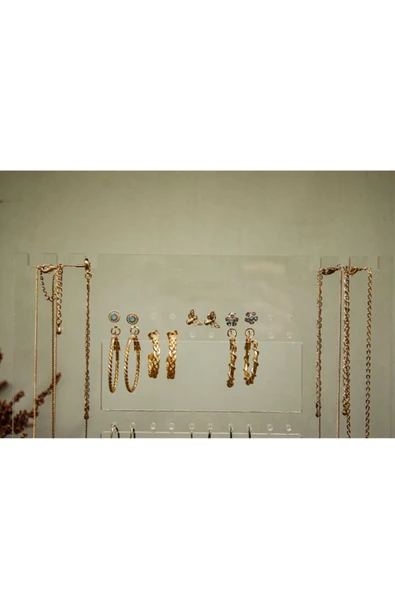 GİZEM SHOP Pleksi Kolye Küpe Organizeri,çok Şık Takı Standı,kolye Standı,teşir Standı,hal Hal Organizeri - 3