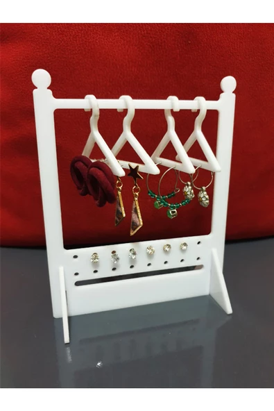 KEMSON Takı Organizeri Takı Standı Küpe Standı Teşhir Standı Pleksi - 5