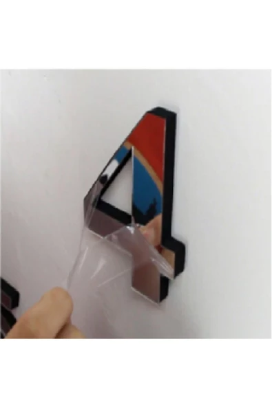 HYL 3d Latin Rakamlı Duvar Saati Büyük Boy Gümüş Rakam Yüksekliği 10 Cm - 2