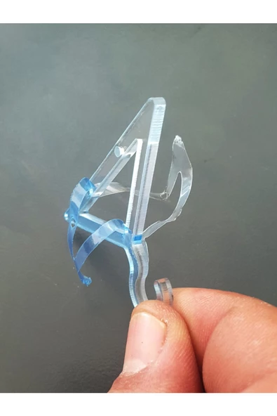 KEMSON Yedek Küpe Standı Askılığı Pleksi takı standı askılık yedeği (10 ADET) - 4