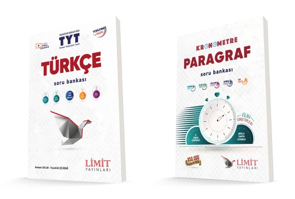 Limit Tyt Türkçe + Paragraf Soru Bankası Seti 2 Kitap 2024