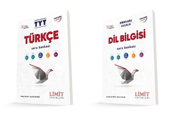 Limit Tyt Türkçe + Dil Bilgisi Soru Bankası Seti 2 Kitap 2024