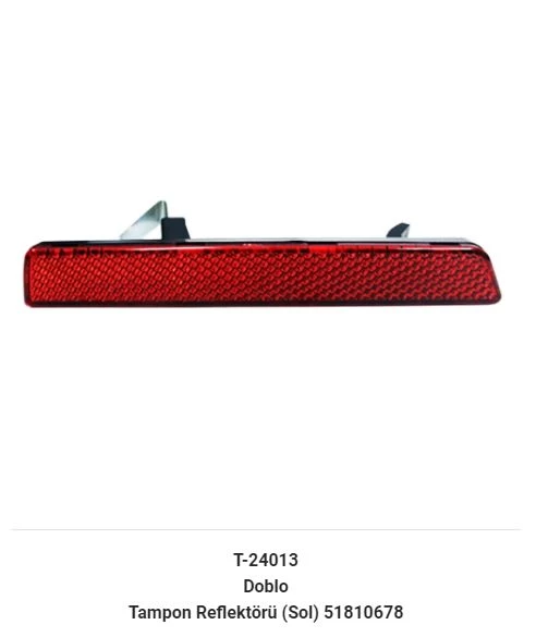 DOBLO ARKA TAMPON REFLEKTÖRÜ SAĞ SOL TAKIM 51810677 51810678 24014NS