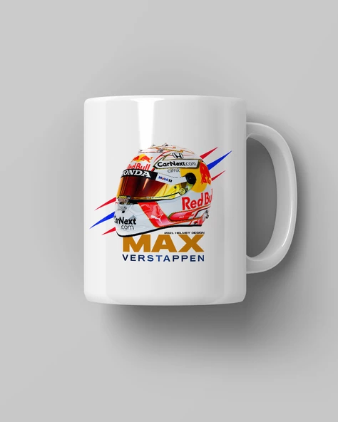 F1 Max Verstappen Kask Kupa Bardak