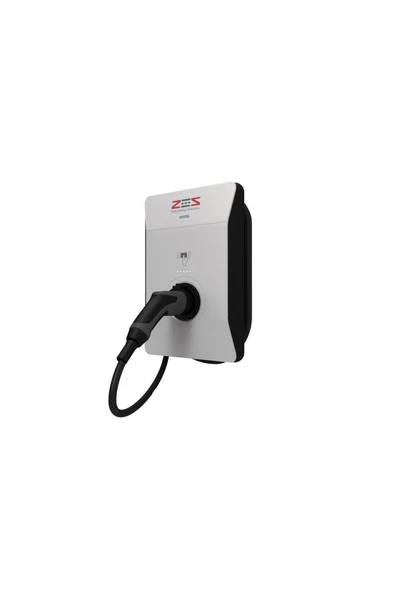 ZES EVC04 22 kW 5 m. Kablolu Kare Kasa Elektrikli Araç Şarj İstasyonu - 2