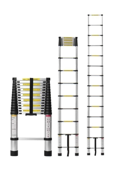 Ebax 10 Basamaklı Teleskopik Uzayan Merdiven 2,9 Metre