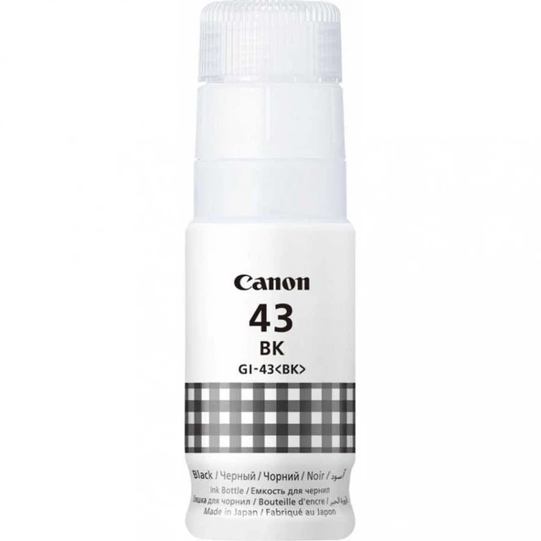 Plusink CANON GI-43 Black Mürekkep Muadil