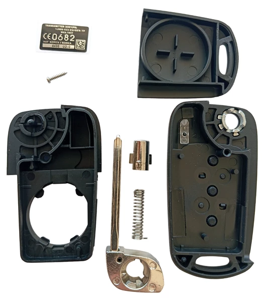 Kia Bongo Uyumlu Anahtar Kabı Kumanda Kabı Oto Anahtarlık Vidalı Logolu - Resim 5