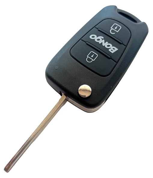 Kia Bongo Uyumlu Anahtar Kabı Kumanda Kabı Oto Anahtarlık Vidalı Logolu - Resim 3