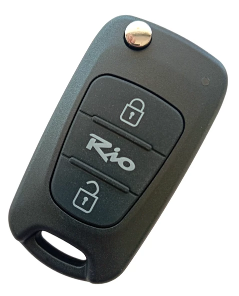 Kia Rio Uyumlu Anahtar Kabı Kumanda Kabı Oto Anahtarlık Vidalı Logolu ürün görseli