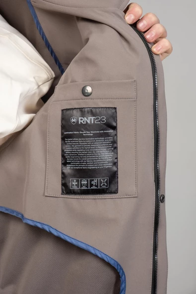 Erkek Teknolojik Kumaşdan Yağmur Ve Rüzgar Geçirmez Astarsız Baharlık Klasik Kaban - 11