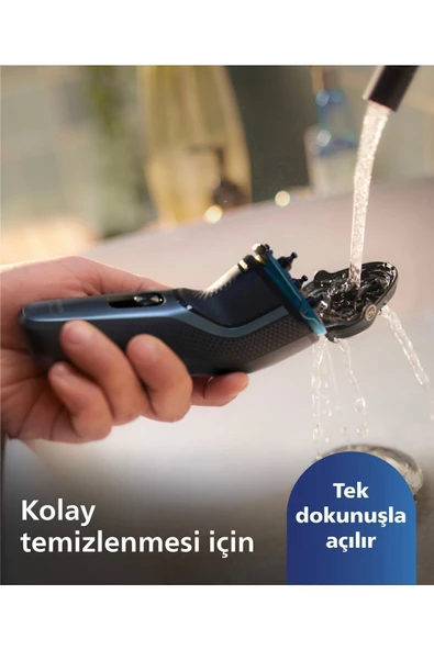 PHİLİPS 3000 Serisi Tıraş Makinesi S3144/00,Sinekkaydı Tıraş,Islak Ve Kuru Kullanım,Hassas Düzeltici - 5