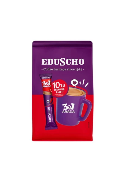 Eduscho 3ü 1 Arada 17,5g x 10lu Paket(12)